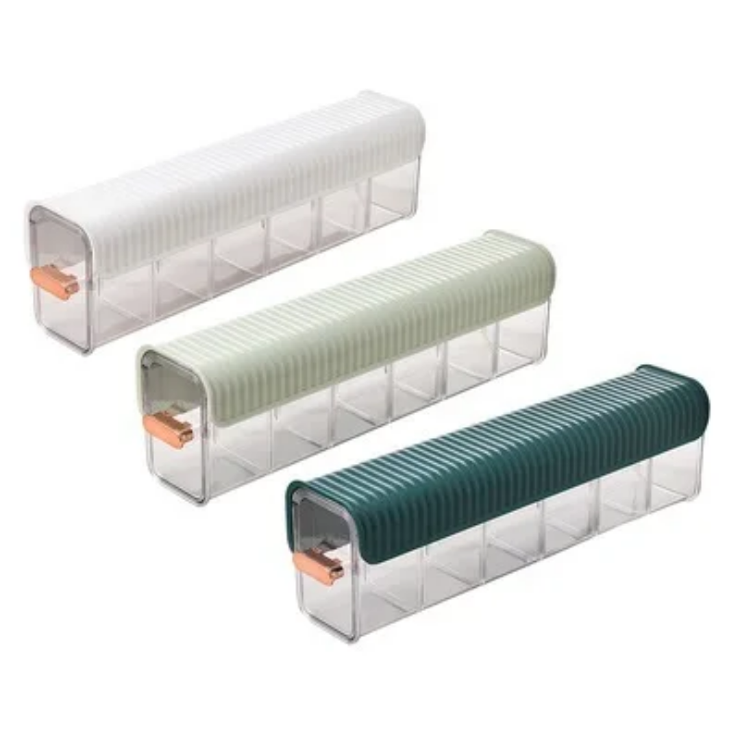 Furaha Finds Home Wall Hanging Transparent Socks and Underwear Separator Storage Organizer 