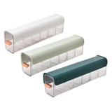 Furaha Finds Home Wall Hanging Transparent Socks and Underwear Separator Storage Organizer 