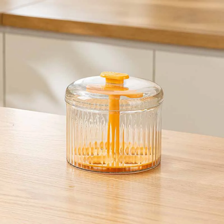 Translucent Meatball Maker | Orange & White- Furaha Finds Kenya