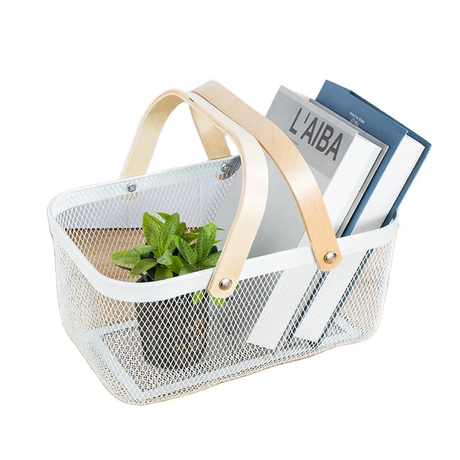 Big Storage/Fruit Basket with Bamboo Handles- Furaha Finds Kenya