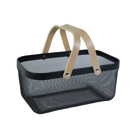 Big Storage/Fruit Basket with Bamboo Handles- Furaha Finds Kenya