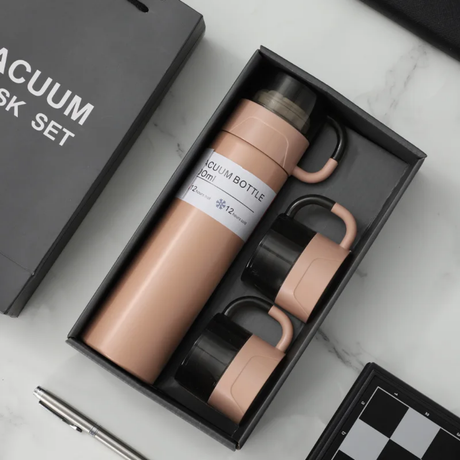 800ml Stainless Steel Hot|Cold Flask|Water Bottle Set- Furaha Finds Kenya
