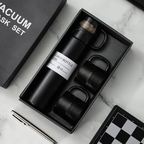 800ml Stainless Steel Hot|Cold Flask|Water Bottle Set- Furaha Finds Kenya