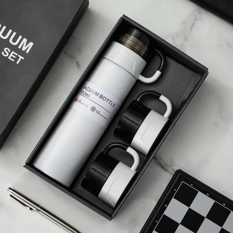 800ml Stainless Steel Hot|Cold Flask|Water Bottle Set- Furaha Finds Kenya