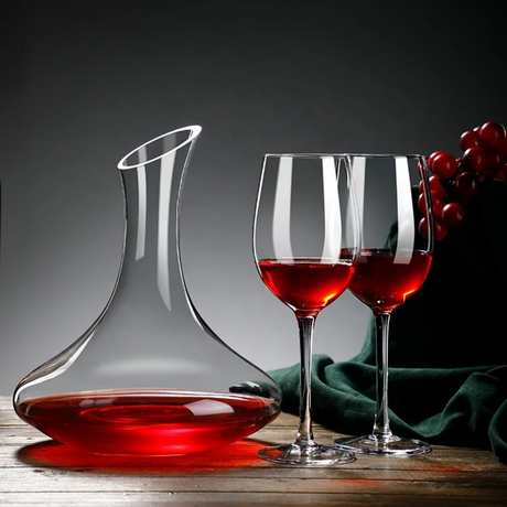 High Quality Glass, Durable And Stylish 5 Piece Wine Decanter Set- Furaha Finds Kenya
