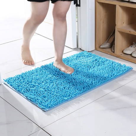 Furaha Finds premium super absorbent microfiber doormat soft durable and non slip for home entryways bathrooms and kitchens