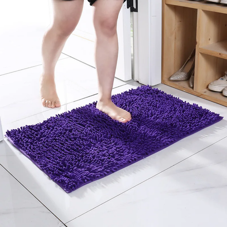 Furaha Finds premium super absorbent microfiber doormat soft durable and non slip for home entryways bathrooms and kitchens
