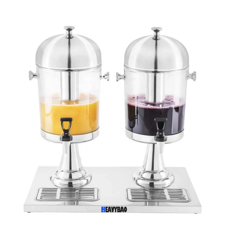24 Ltr (8x3Ltr) Stainless Steel Triple Juice Dispenser