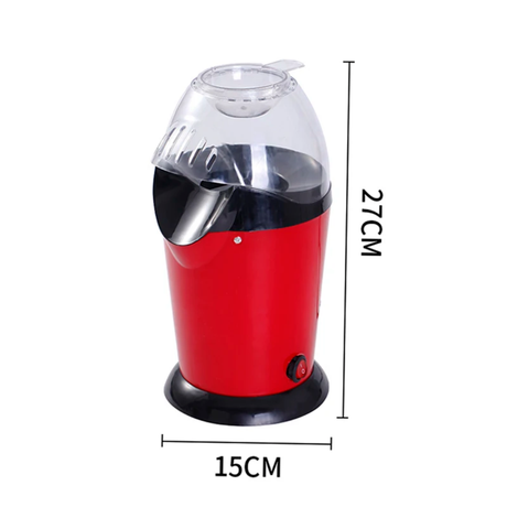 Food grade plastic & heat resistant components | Oil Free Popcorn Maker