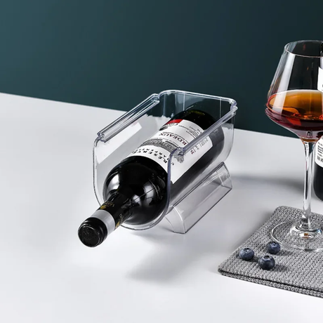 high Quality Plastic 3 in 1 Stackable Wine & Bottle Storage Rack- Furaha Finds Kenya
