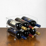 high Quality Plastic 3 in 1 Stackable Wine & Bottle Storage Rack- Furaha Finds Kenya