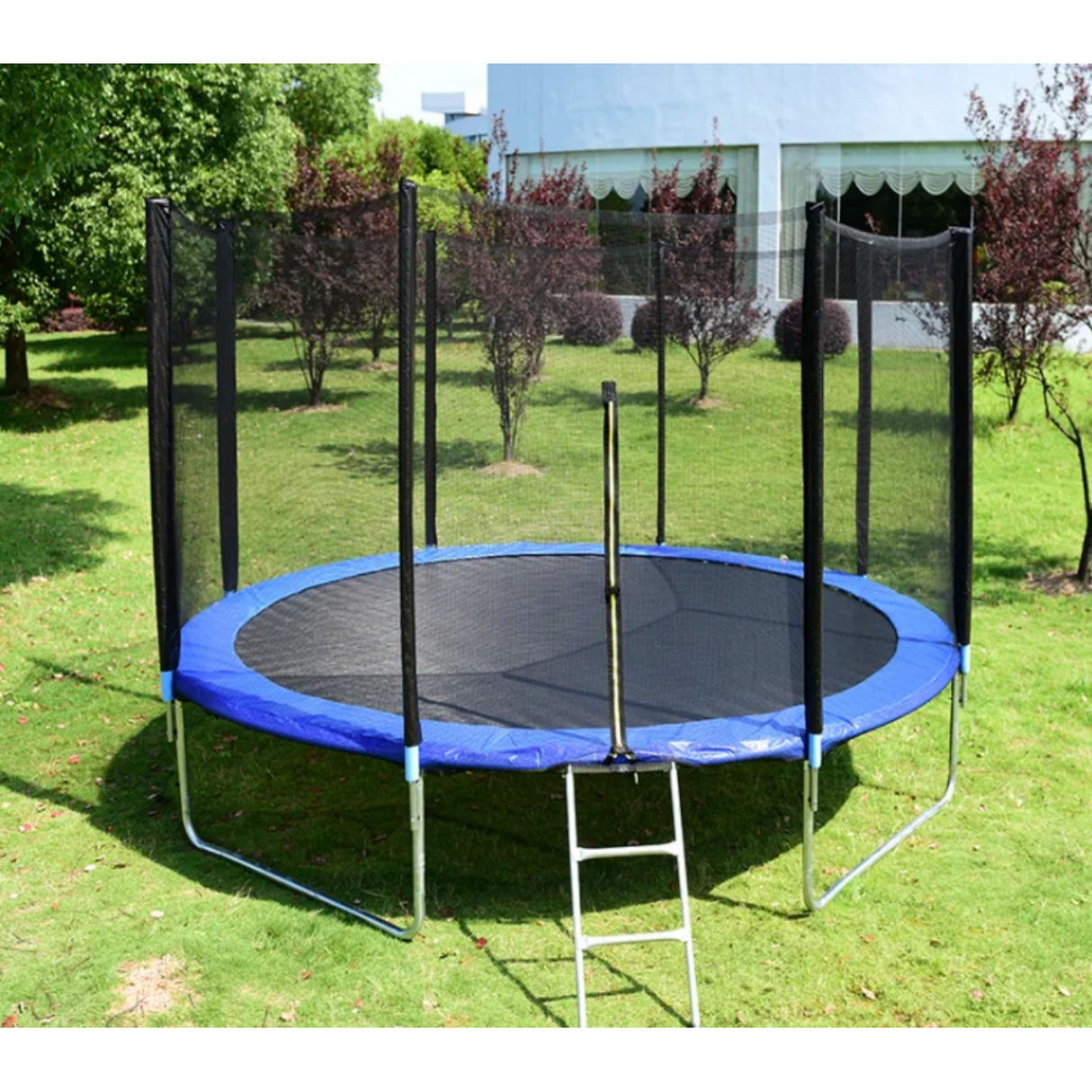 Heavy Duty Galvanized Steel 10 FT and 8 FT Trampoline with Safety Enclosure Net