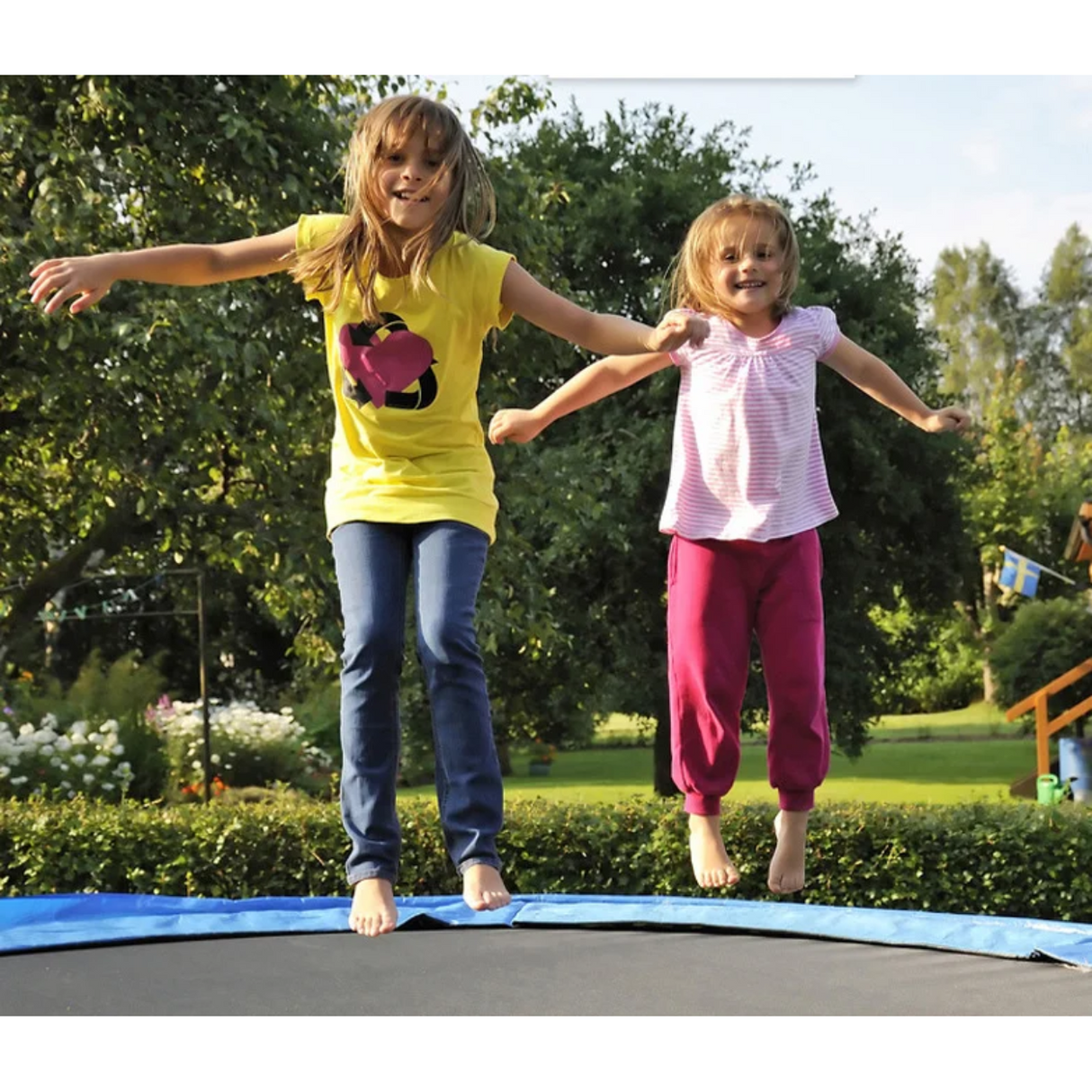 Heavy Duty Galvanized Steel 10 FT and 8 FT Trampoline with Safety Enclosure Net