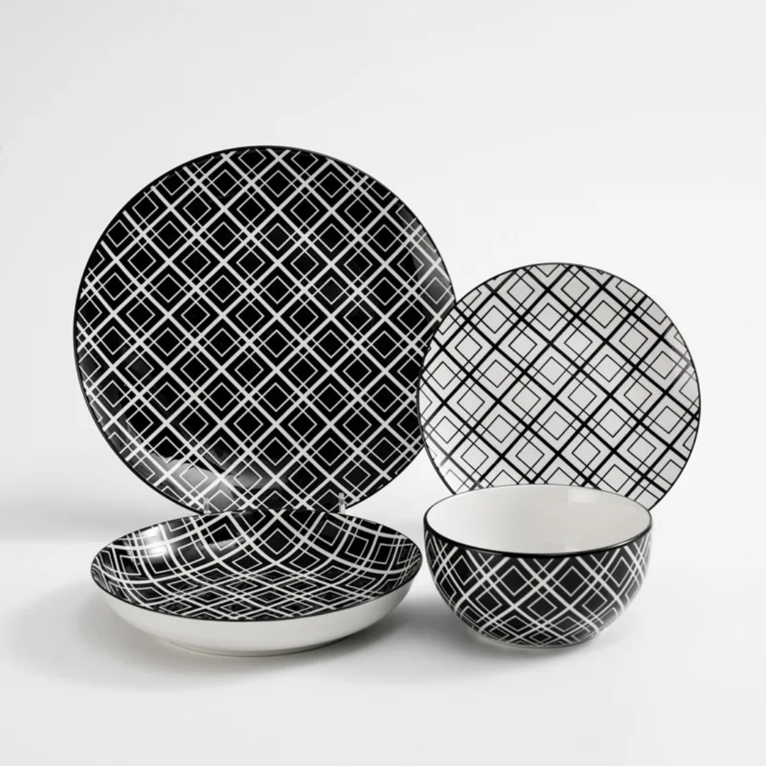 12pcs Combo Dinner Set- Furaha Finds Kenya