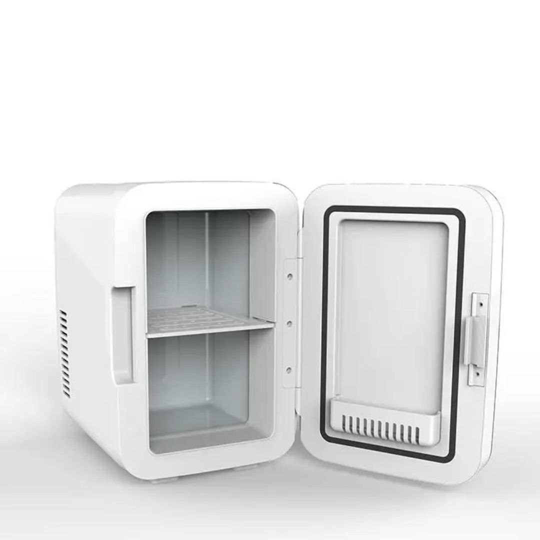 4L Portable Beauty Car Fridge with Mirror and Dual Power Option Compact and Stylish- Furaha Finds Kenya