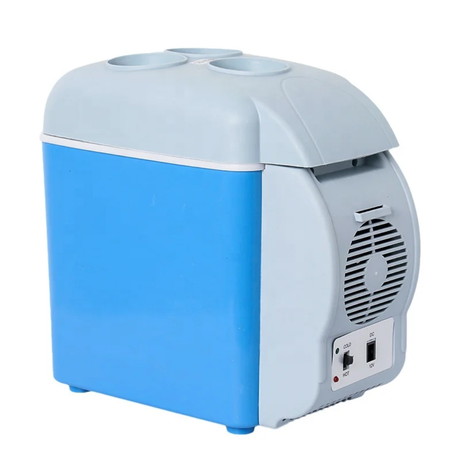 7.5L Portable Car Fridge with Dual Power Option Compact and Efficient for Travel and Home Use