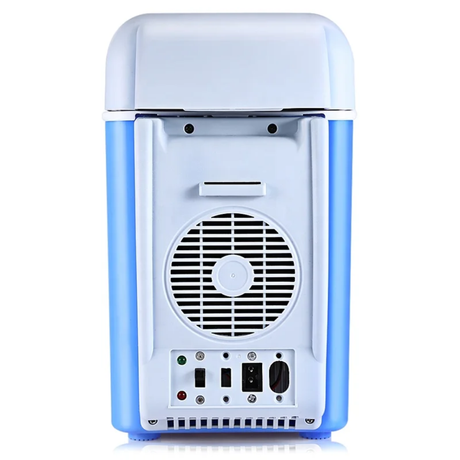 7.5L Portable Car Fridge with Dual Power Option Compact and Efficient for Travel and Home Use