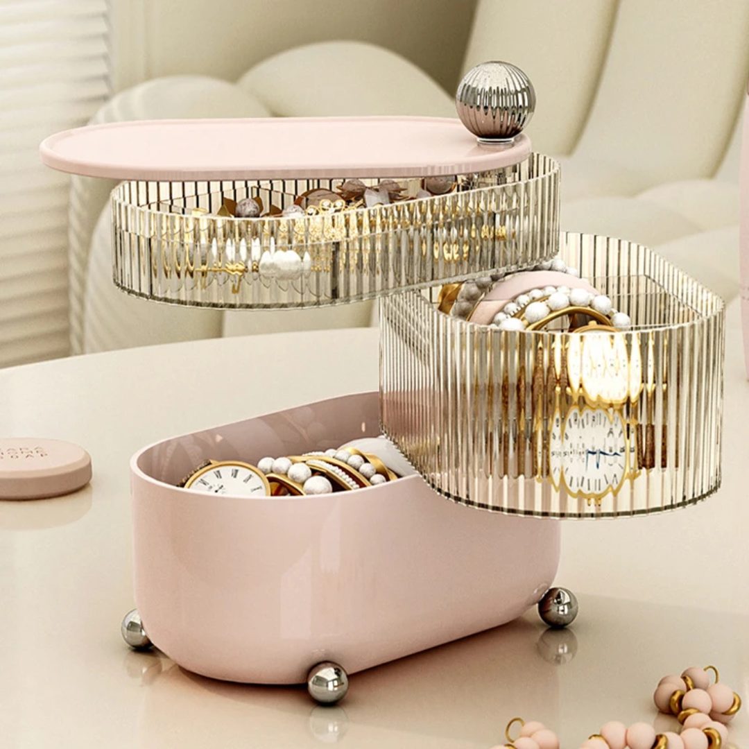 Rotating Jewelry  Makeup Organizer