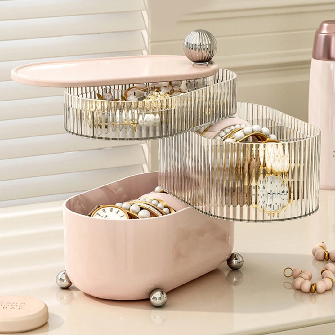 Rotating Jewelry  Makeup Organizer