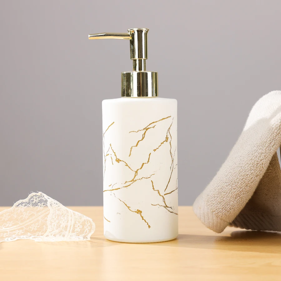 Furaha Finds Portable ceramic lotion soap dispenser
