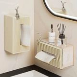 Furaha Finds Transparent Acrylic Serviette  Napkin Holder with Spring Stylish Table Organizer