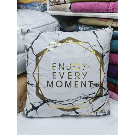18" by 18" Decorative Gold Striped Velvet Cushion Covers | Stylish Printed Patterns | Home Decor