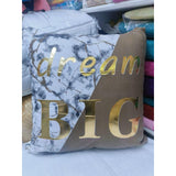 18" by 18" Decorative Gold Striped Velvet Cushion Covers | Stylish Printed Patterns | Home Decor