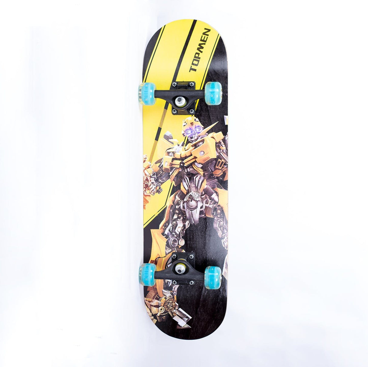 Skateboard with Rubber Wheels - Durable Outdoor Skating