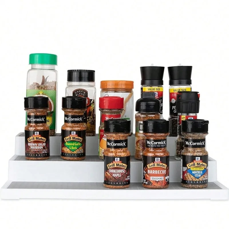 3 Tier NonSlip MultiPurpose Spice Rack | Space Saving Organizer | Suitable for kitchen, bathroom, or office- Furaha Finds Kenya