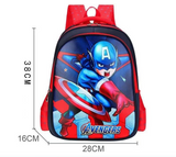 Kids Cartoon-Themed School Bags – Spiderman, Elsa, Frozen & Avengers (28×40×16cm)- Furaha Finds Kenya