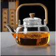 1.4L High Borosilicate Glass Teapot Heat-Resistant and BPA-Free Borosilicate glass Teapots