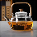 1.4L High Borosilicate Glass Teapot Heat-Resistant and BPA-Free Borosilicate glass Teapots