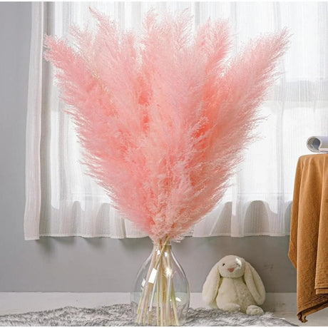 1.5m Artificial Dry Pampas Flowers Elegant Decorative Dried Flower Arrangement for Home, Office, and Events