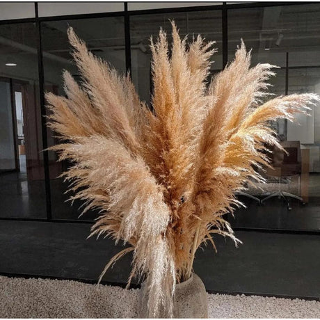 1.5m Artificial Dry Pampas Flowers Elegant Decorative Dried Flower Arrangement for Home, Office, and Events
