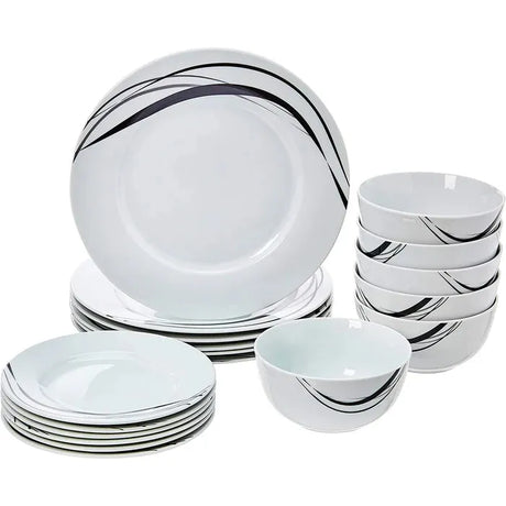 Ceramic Quality 16 Pcs Classique Dinner Set | Midnight | Perfect For Hosting Dinner Parties, Special Celebrations, & Enhancing Everyday Dining Experience- Furaha Finds Kenya