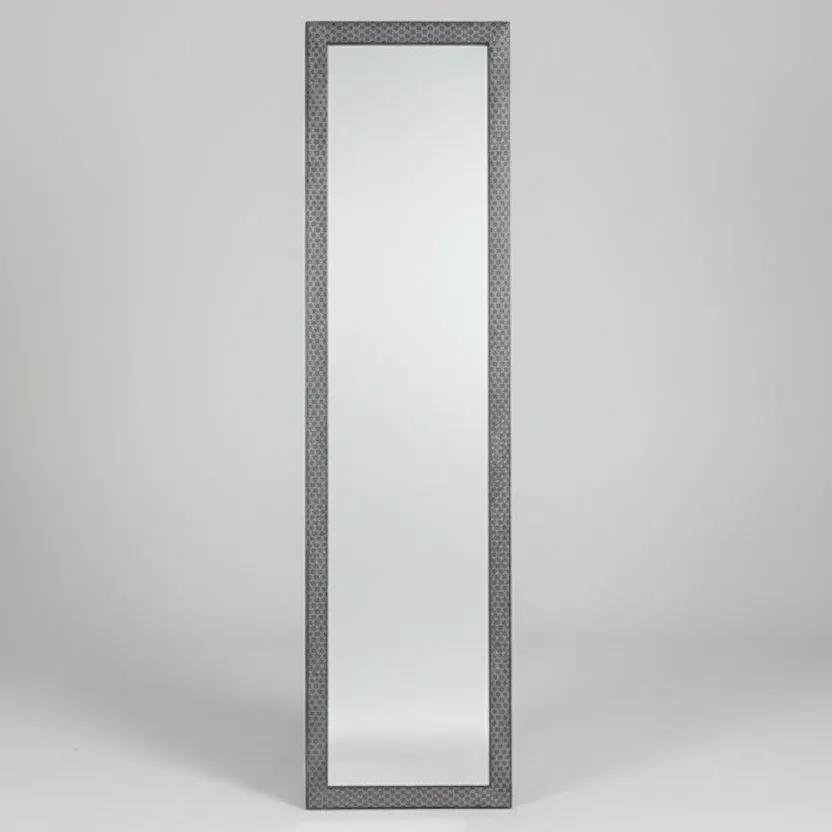 Full-Length Floor Mirror Dark Wood Frame Floor Mirrors