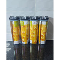 1.9L Acrylic Food Storage Containers with Labels and Pen Acrylic cereal storage Food Storage Containers