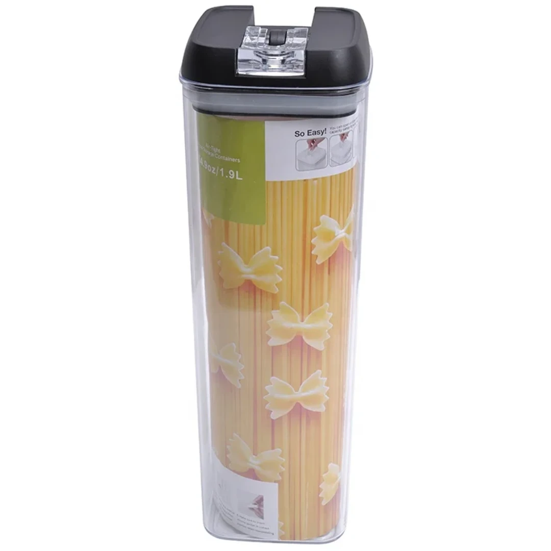 1.9L Acrylic Food Storage Containers with Labels and Pen Acrylic cereal storage Food Storage Containers