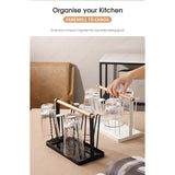 Luxury Iron Cup Glass Holder Rack- Furaha Finds Kenya