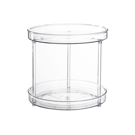 2 Layer 360 Rotation Cabinet Turntable Organizer Lazy Susan