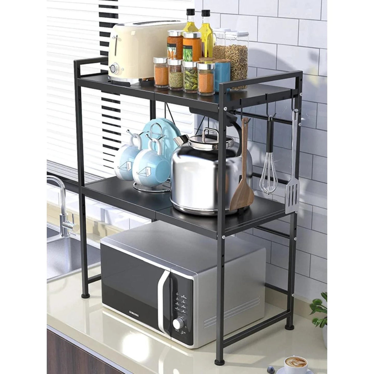 2 Layer High Quality Modern Microwave Stand Kitchen appliances Microwave Oven Accessories