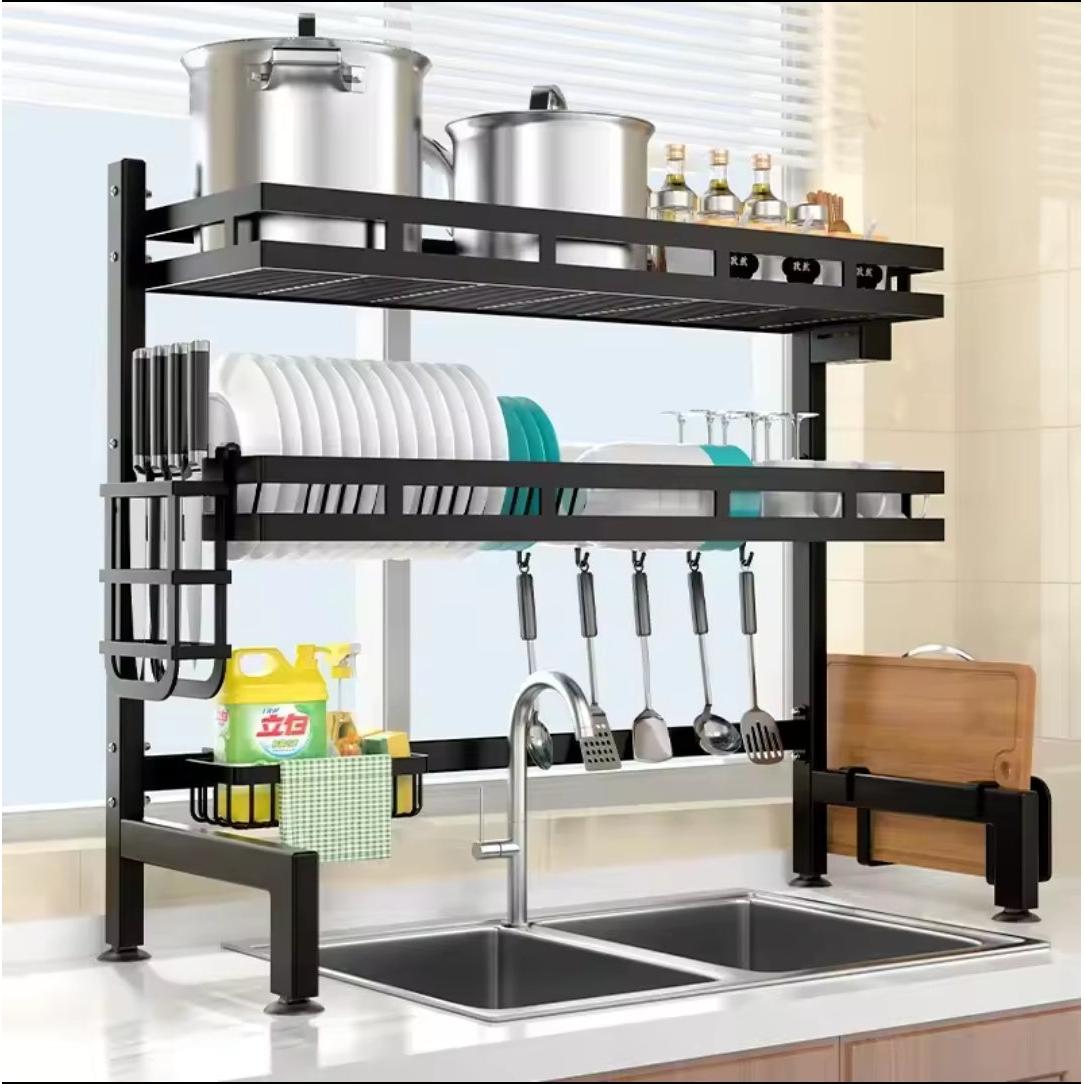 2 Layer Over the Sink Dish Drainer |Space Saving & Practical