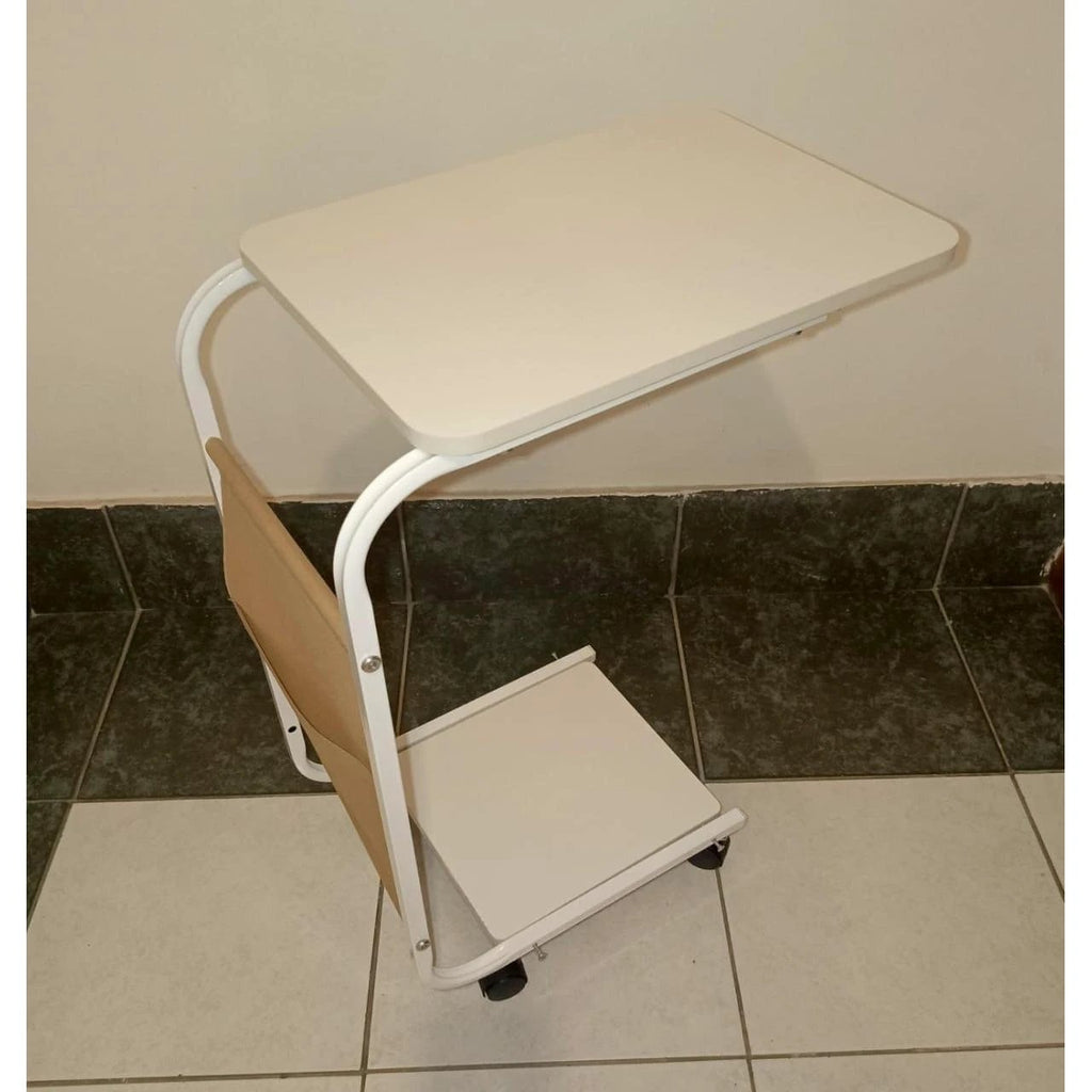 2 Layer Trolley with Matching Insert Pocket Side Stool Table – 58 × 36 × 4.5 cm Side table Carts