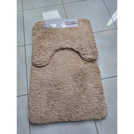 2-Piece Thick Microfibre Bathmat & Toilet Mat Set – Ultra Soft & Luxury Feel