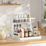 2 Tier Multipurpose Metal Organizer with Slide Rails