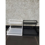 2 Tier Multipurpose Metal Organizer with Slide Rails
