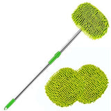 2 in 1 Car Cleaning Brush Versatile Car Wash Mop in Green & Blue