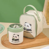 2 in 1 Food Flask Thermos with Matching Insulated Lunch Bag – 530ml