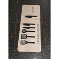 2 pcs Set,Kitchen Floor Mats, Kitchen Rugs,Non Slip, Different Sizes, Variety Floor Mats,45 cm *120cm + 45 cm * 80 cm,with Rubber Bottom Kitchen Linen Sink Mats & Grids