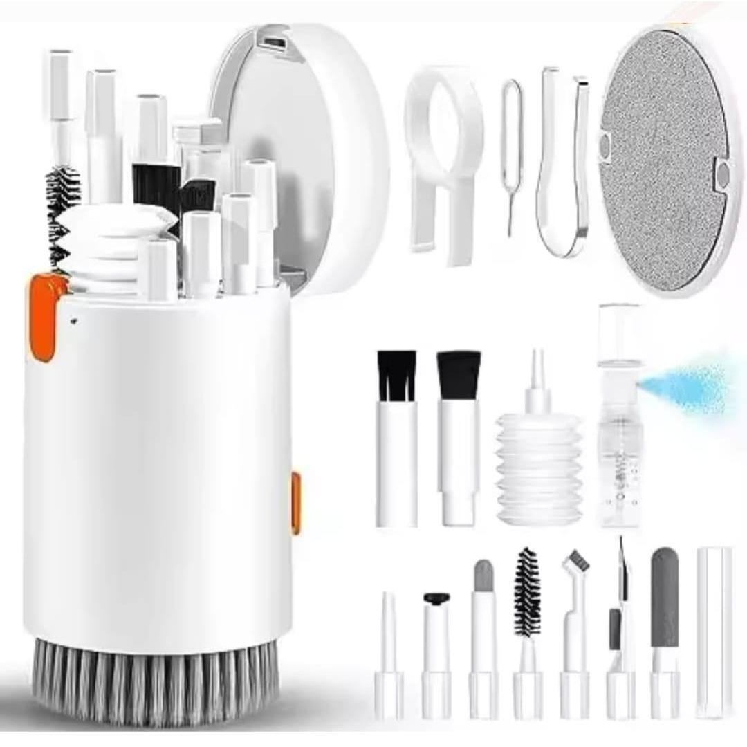 20-in-1 Multi-functional Cleaning Kit for Electronics, Earbuds, Keyboards & Accessories